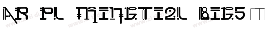 AR PL Mingti2L Big5字体转换